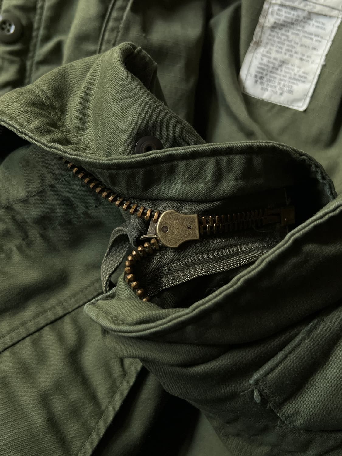 [M/S]80's 오리지널 U.S ARMY 2세대 M-65 필드 자켓 상품이미지4