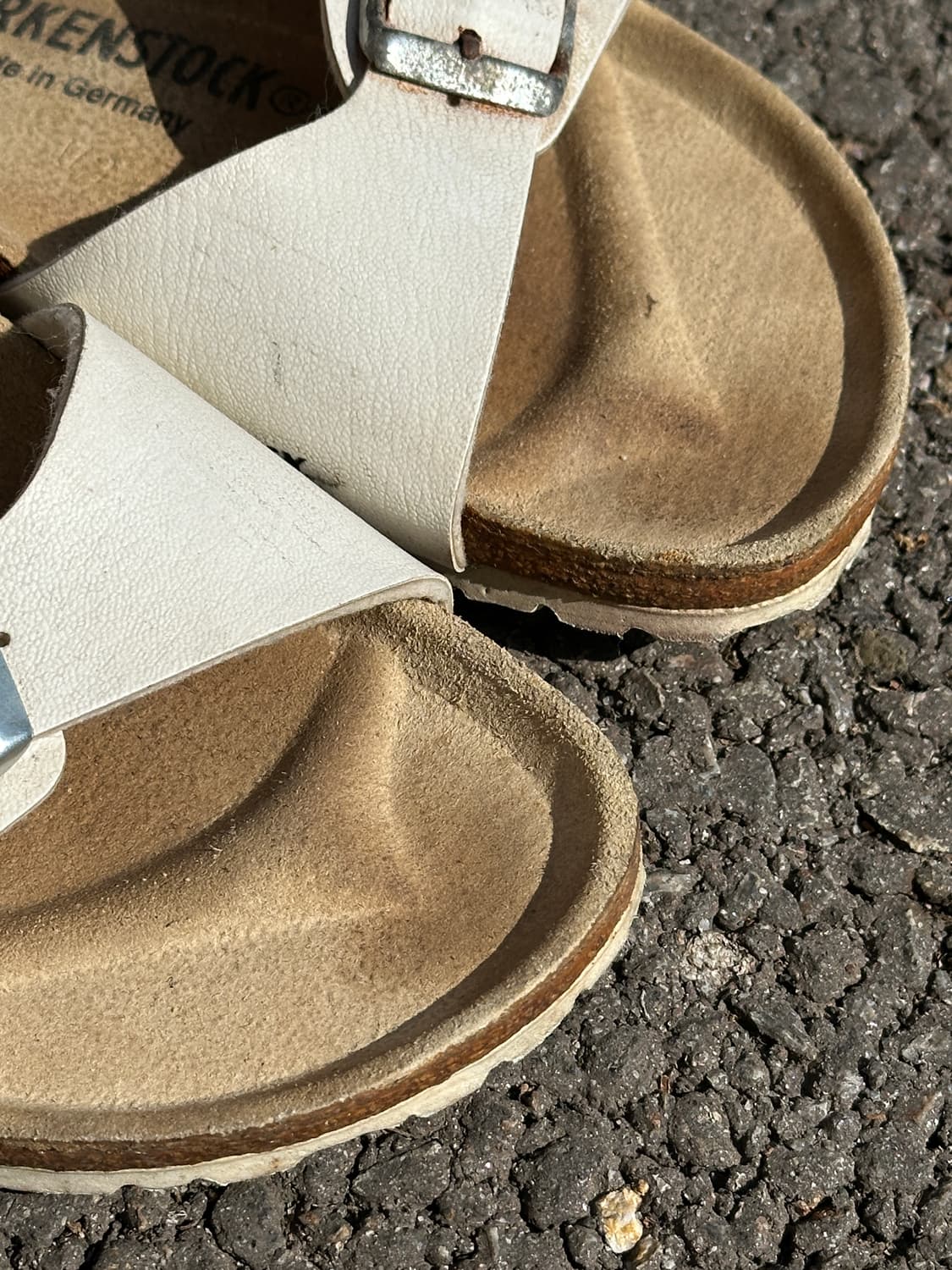 [240] 버켄스탁 마드리드 화이트 샌들 37 상품이미지5