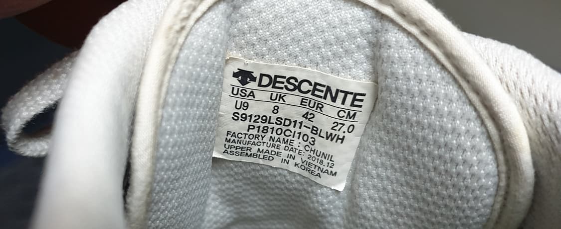 데상트 스탬핑 트위즈 뮬 스니커즈 (270) 상품이미지5