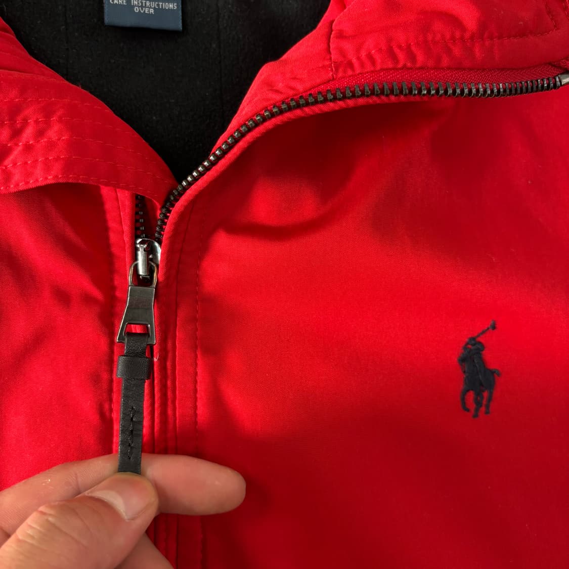 100 폴로랄프로렌 레드 폴리쉘 페리 자켓 상품이미지5