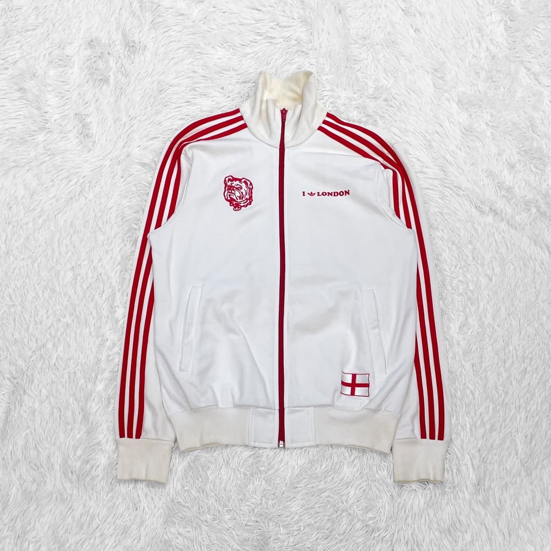 아디다스 런던 트랙탑 져지 화이트 상품이미지2
