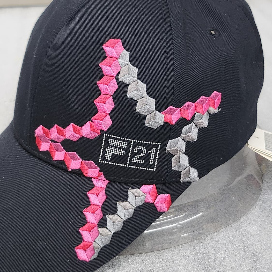 미착용 FILA 볼캡 새제품 56cm 블랙 상품이미지3