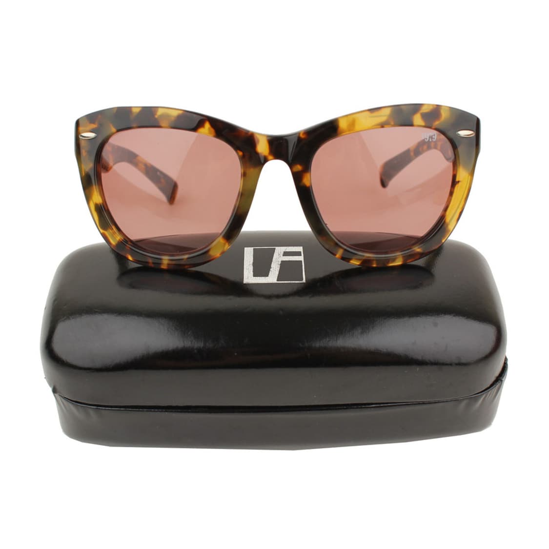 린다페로우 레오파드 패턴 핑크 렌즈 선글라스 상품이미지6