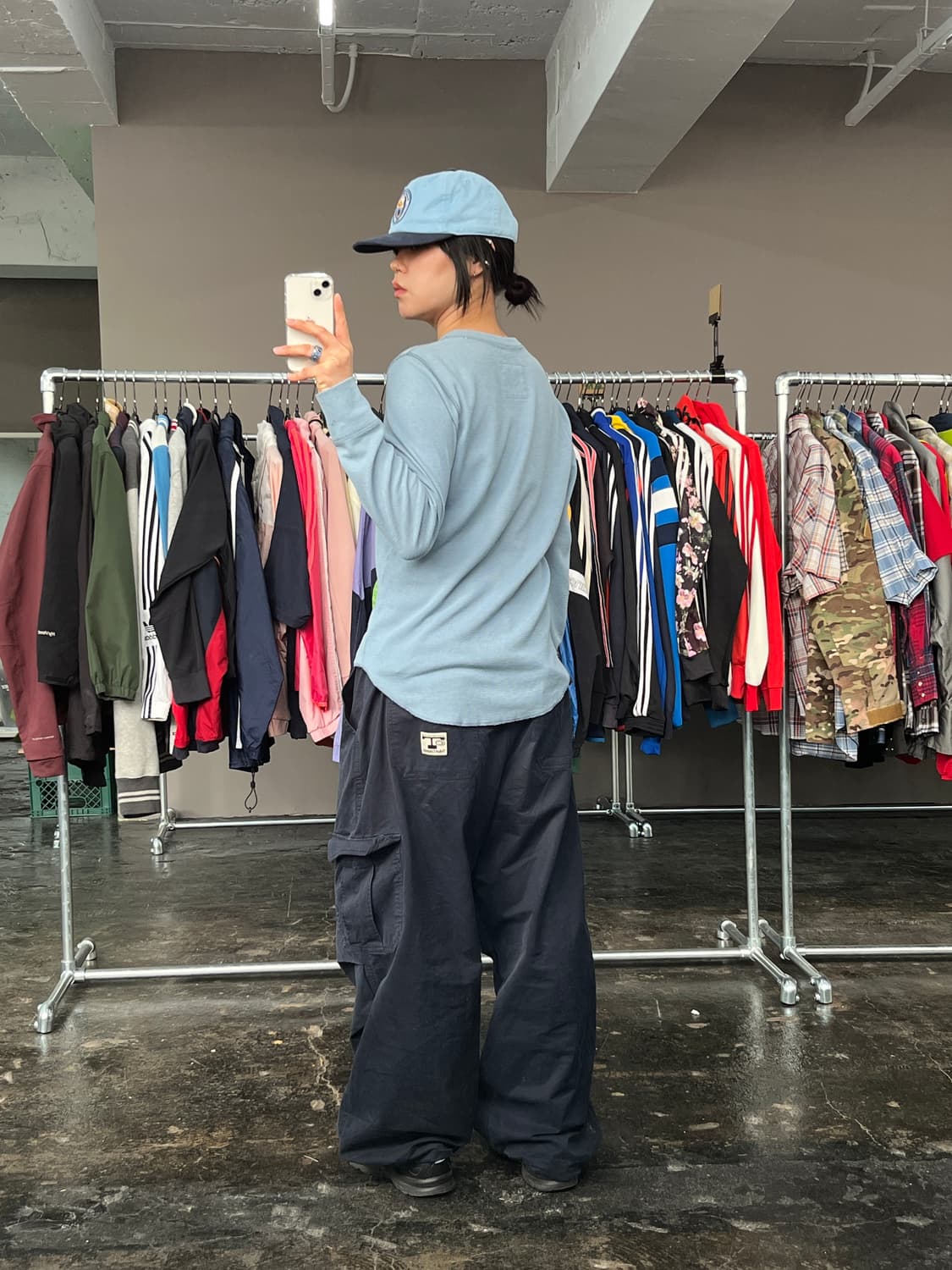 홀리스터 헨리넥 와플 롱슬리브 티셔츠 상품이미지3