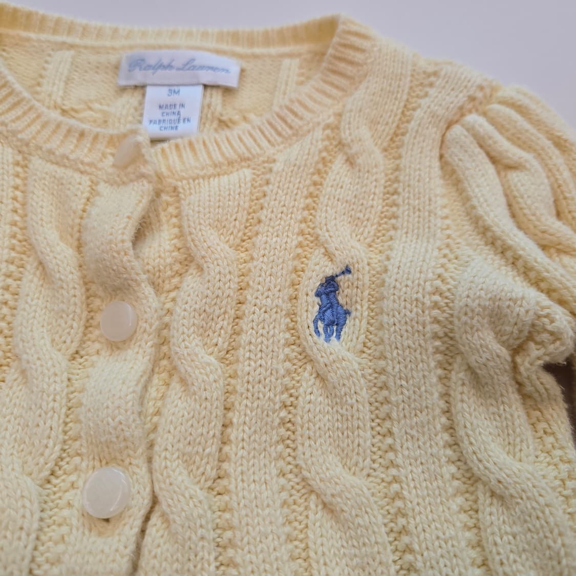3M 폴로 랄프로렌 여아 가디건 2벌 일괄 상품이미지4