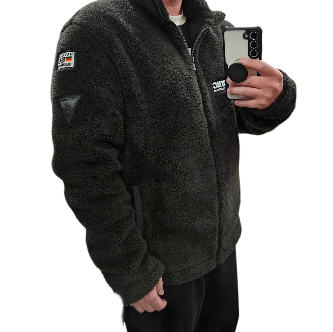 지오지아 브라운 후리스 자켓 105 상품이미지1