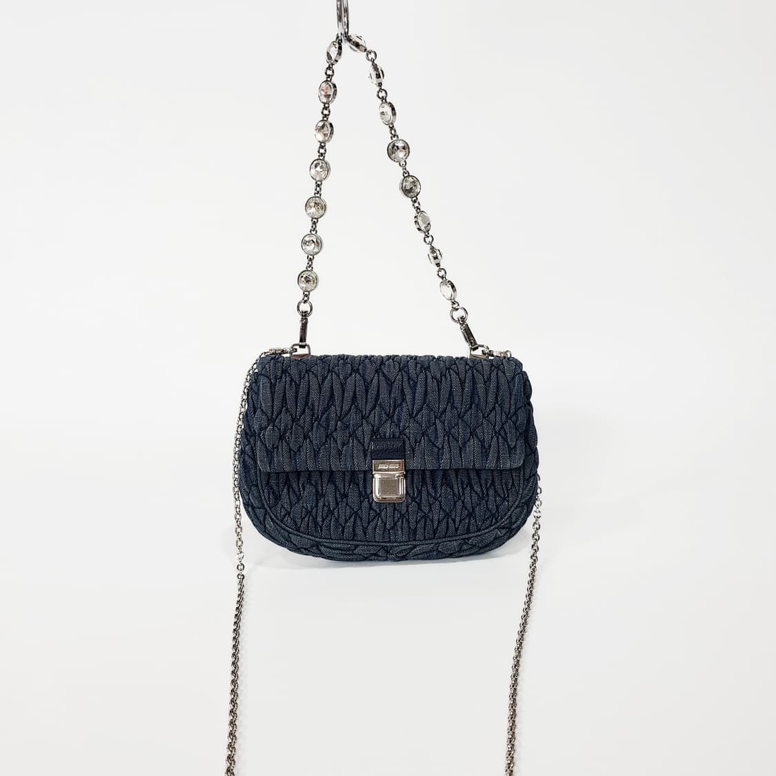 미우미우 마테라쎄 크리스탈 체인숄더백 RT0636 상품이미지1