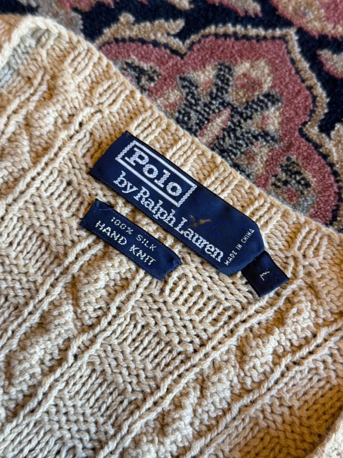 폴로 랄프로렌 100% 실크 핸드 니트 베스트 100~103 상품이미지5