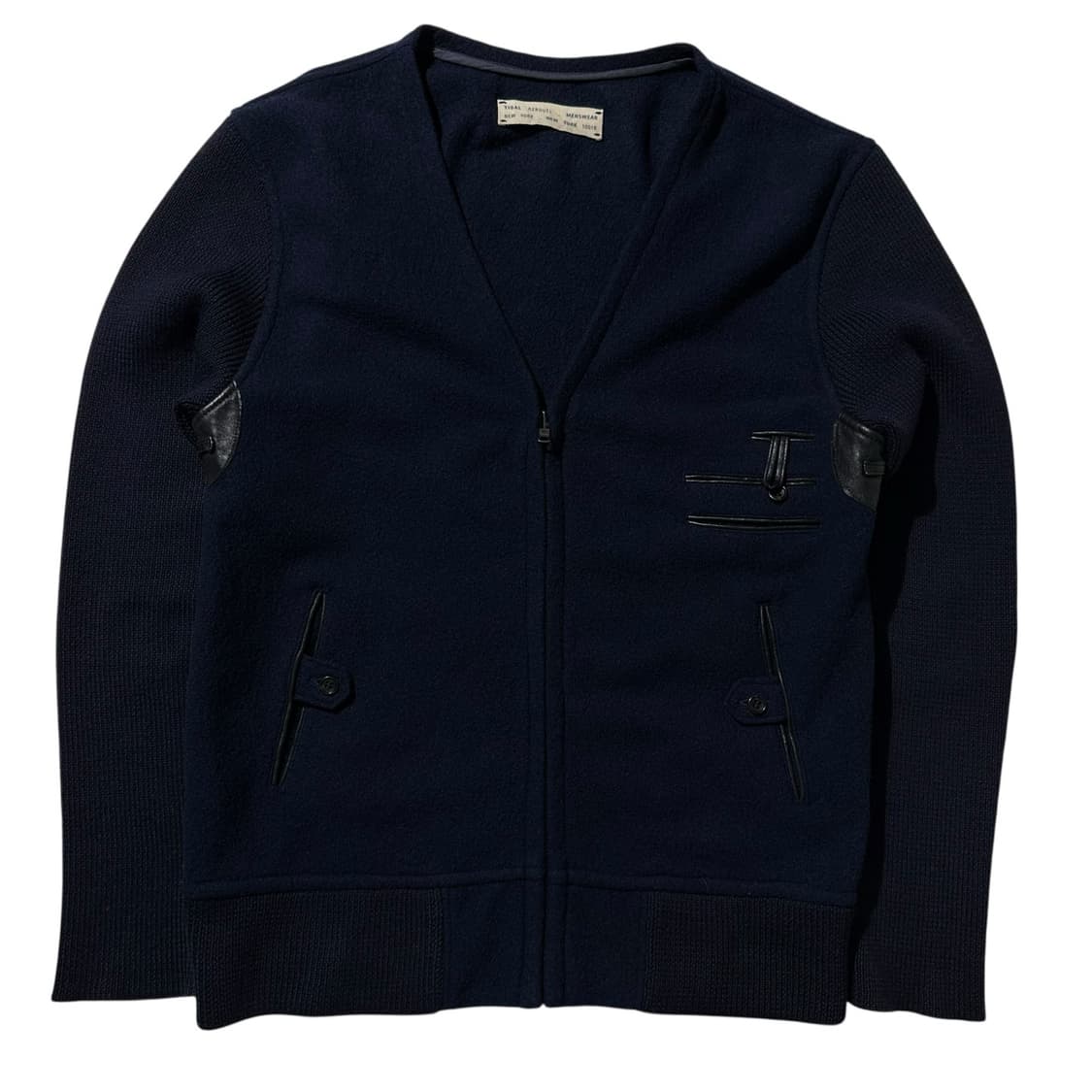 이갈 아즈루엘 울 니트 슬리브 집업 자켓 상품이미지1