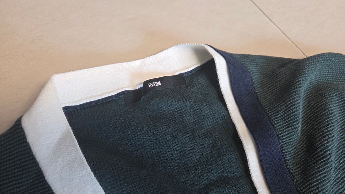 시스템 옴므 엠보싱 베색 가디건  상품이미지5