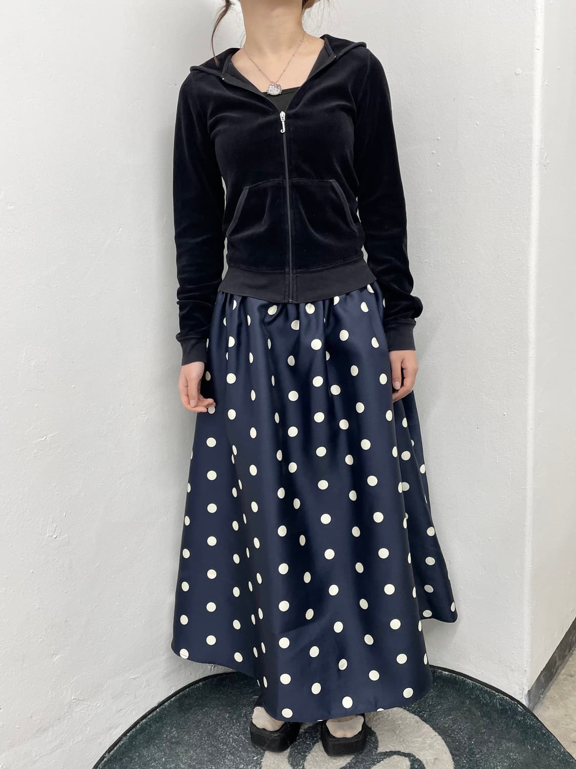 마르디 메크르디 도트 스커트 상품이미지3