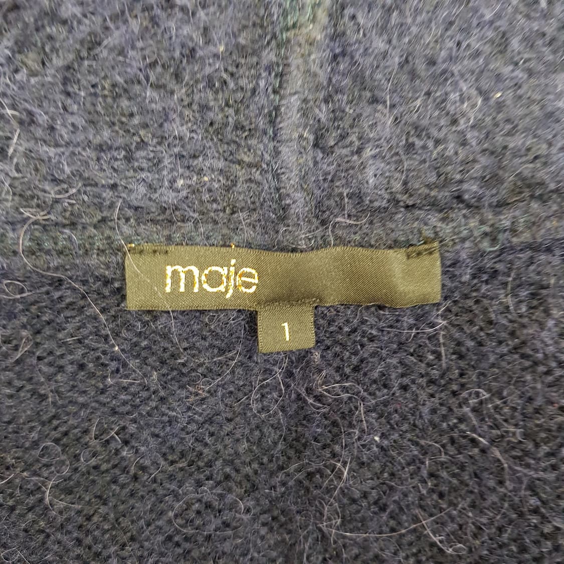 마쥬  MAJE 슬릿 디테일  롱 니트 원피스 1사이즈 상품이미지8