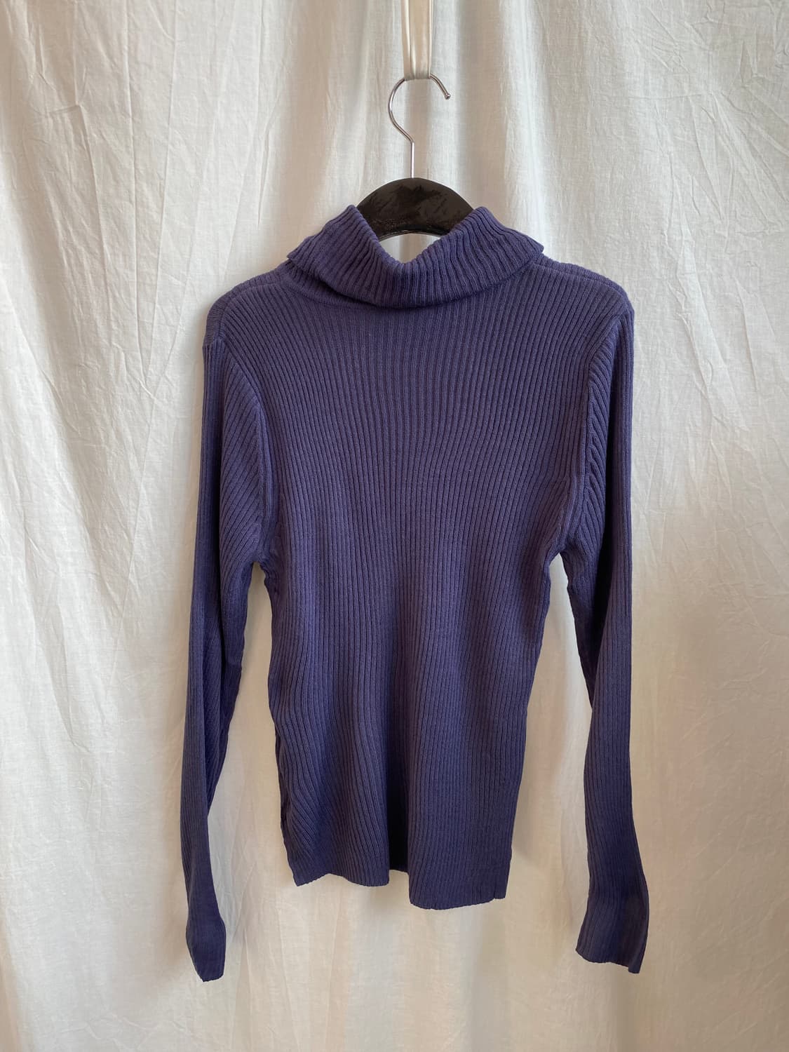 퍼플 터틀넥 니트탑(S/새상품) 상품이미지3