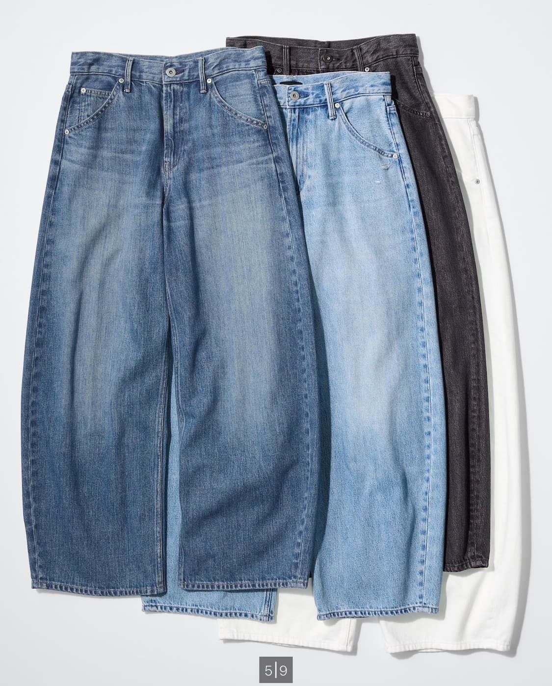 유니클로 배기커브진 상품이미지1