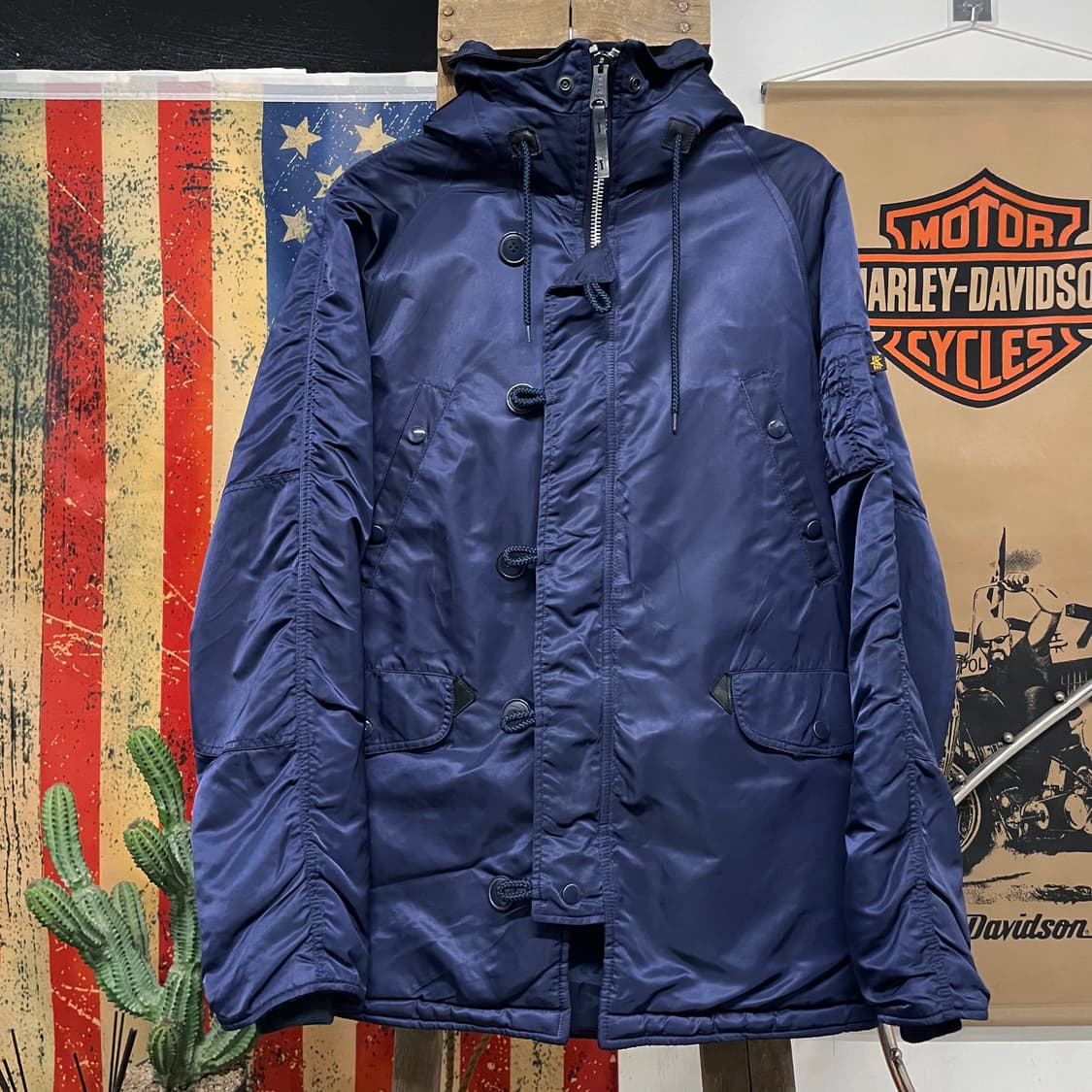 알파 인더스트리 N3B 퍼 후드 야상 자켓 밀리터리 오리지널 상품이미지1