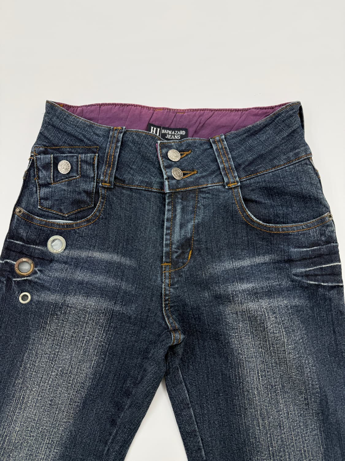 빈티지 Haphazard 데님 부츠컷 팬츠 상품이미지2