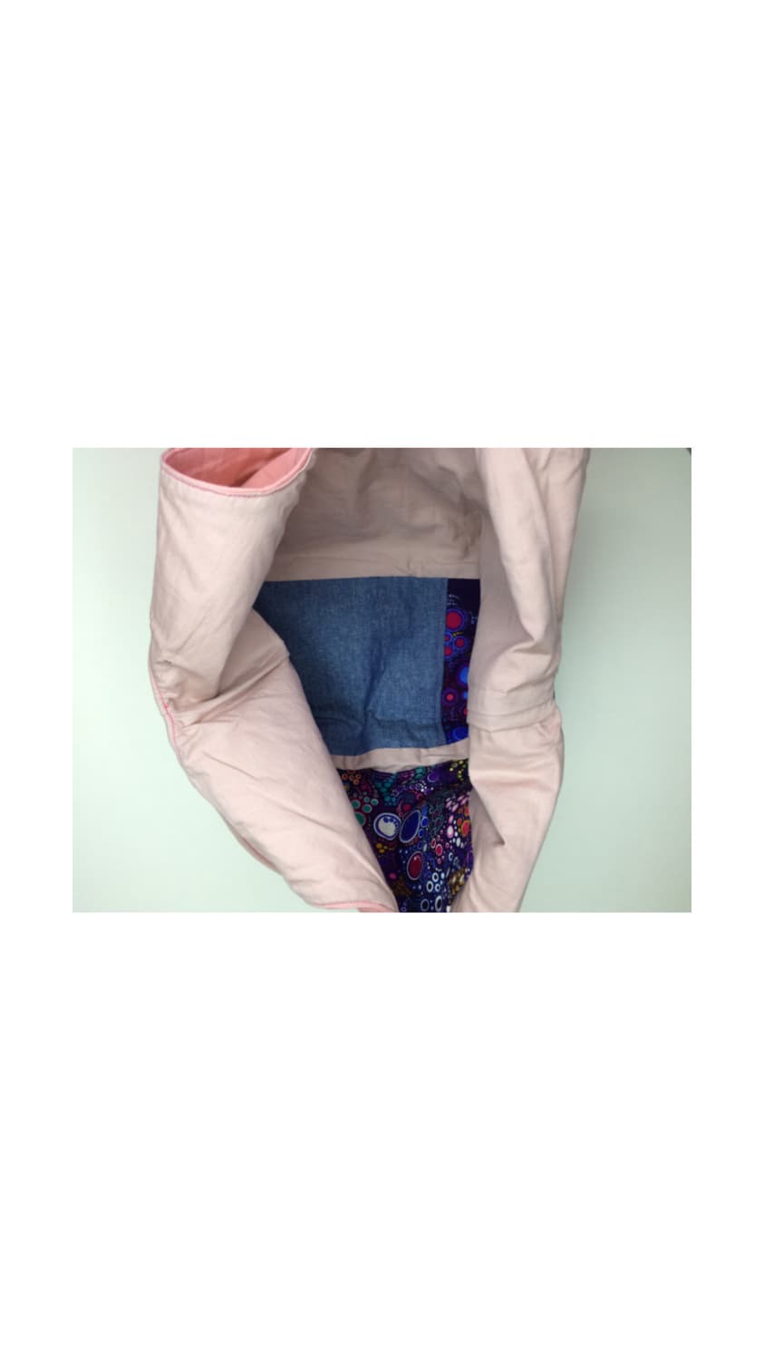 빈티지 핑크 퍼플 에스닉 토트백 상품이미지5