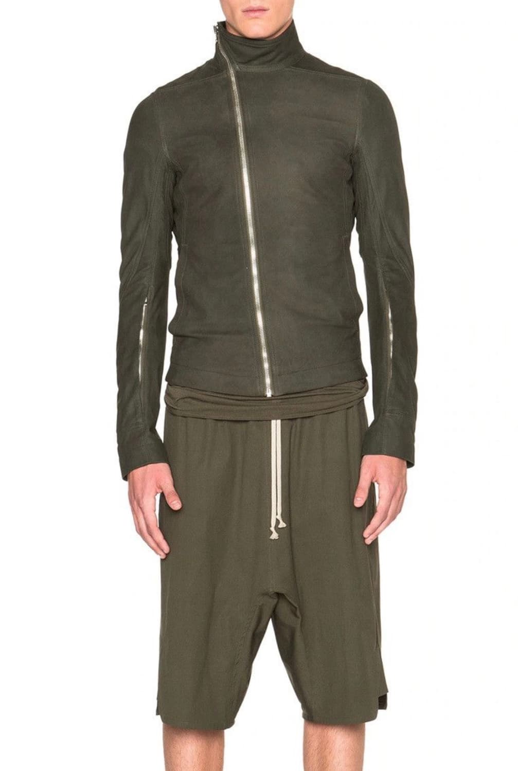 16SS 릭 오웬스 몰리노 레더 자켓 46 사이즈 상품이미지1