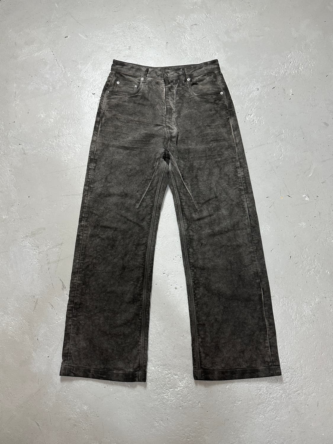 릭오웬스 24AW 게스 몰스킨 팬츠 상품이미지1