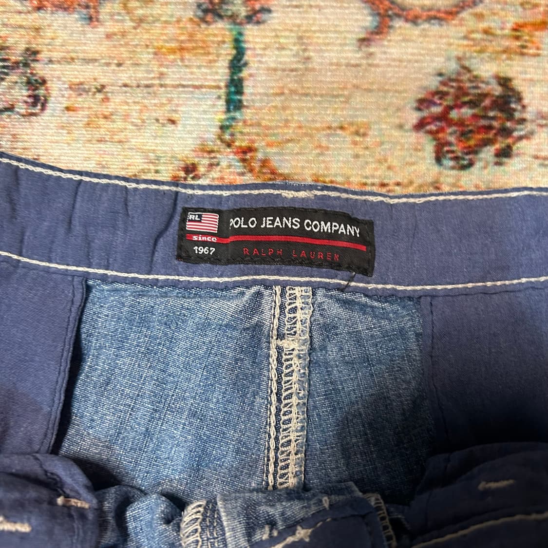 [33] 폴로 진 컴퍼니 데님 카고 버뮤다 팬츠 상품이미지5