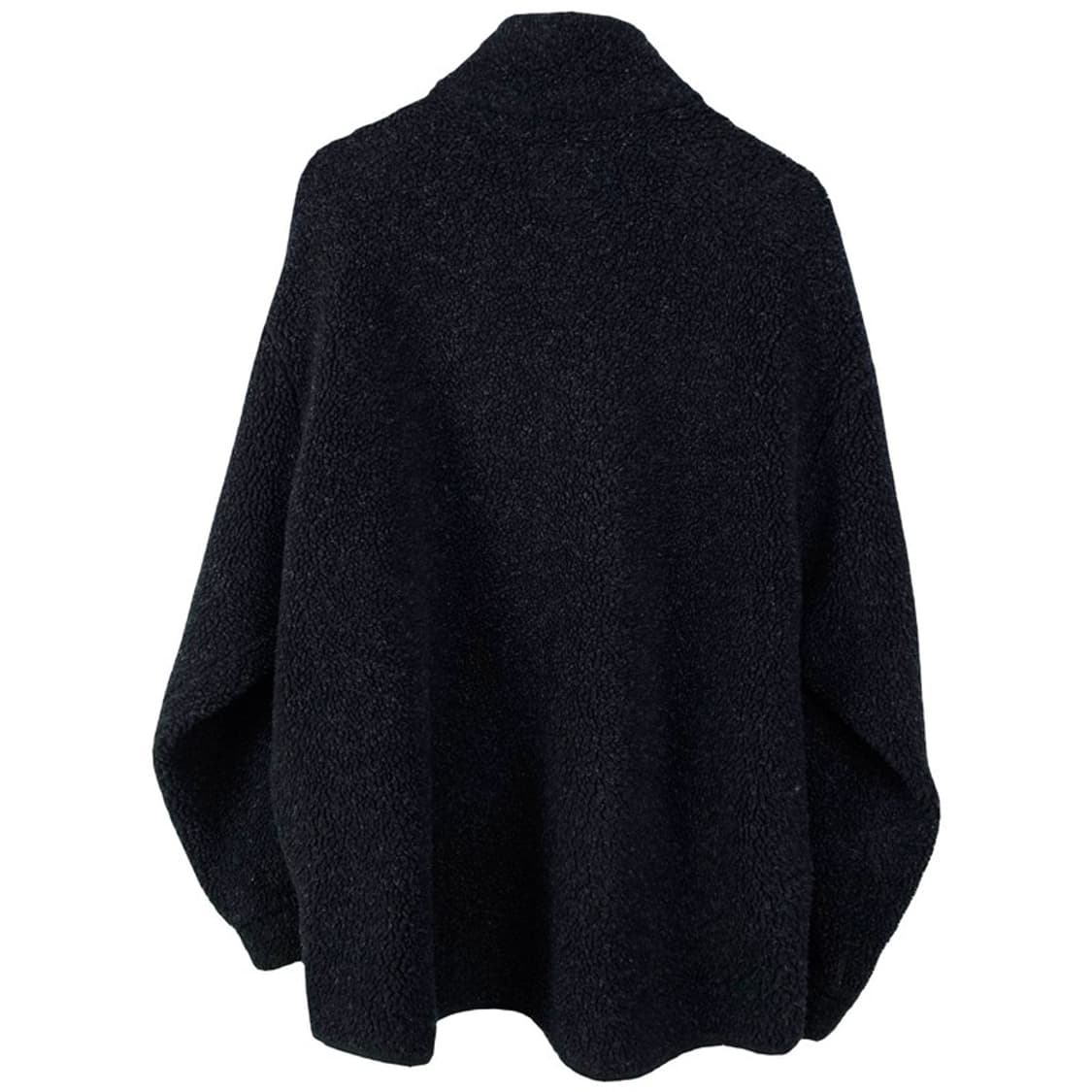 [리바이스] 오버사이즈 쉐르파 플리스 집업 자켓 챠콜 M19599 상품이미지3