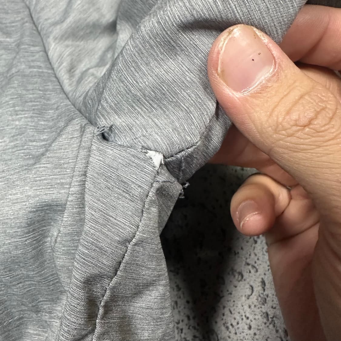 ✨ (바배) 리복 빅로고 그레이 롱 패딩 상품이미지6