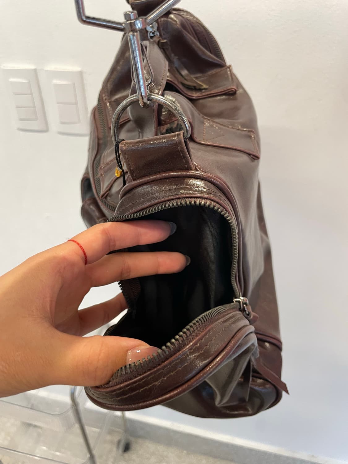 Vintage leather cross bag 상품이미지7