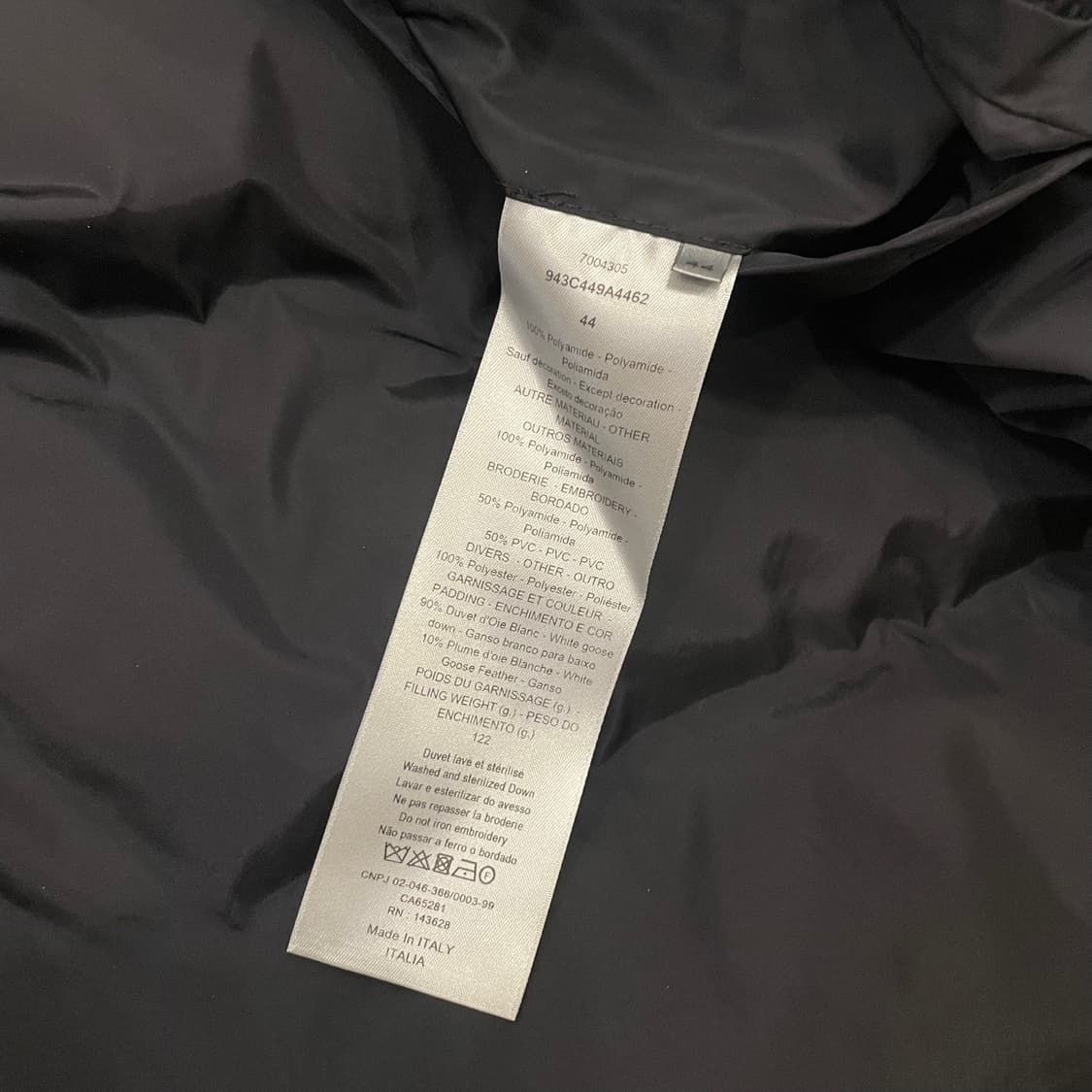 디올 오블리크 패딩 44사이즈 상품이미지5