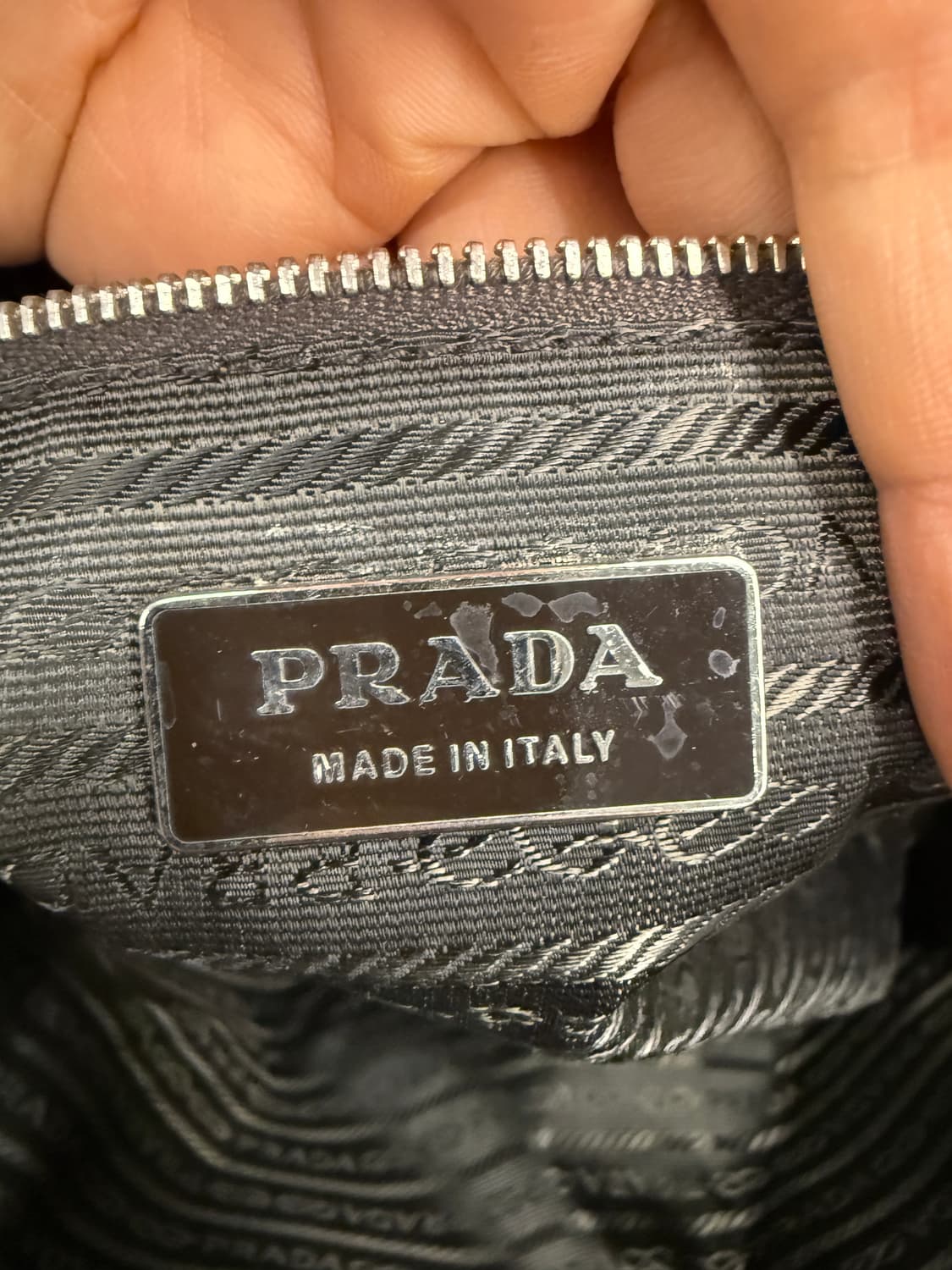 프라다 정품 바울레토 토트백 베이지/라임 상품이미지7