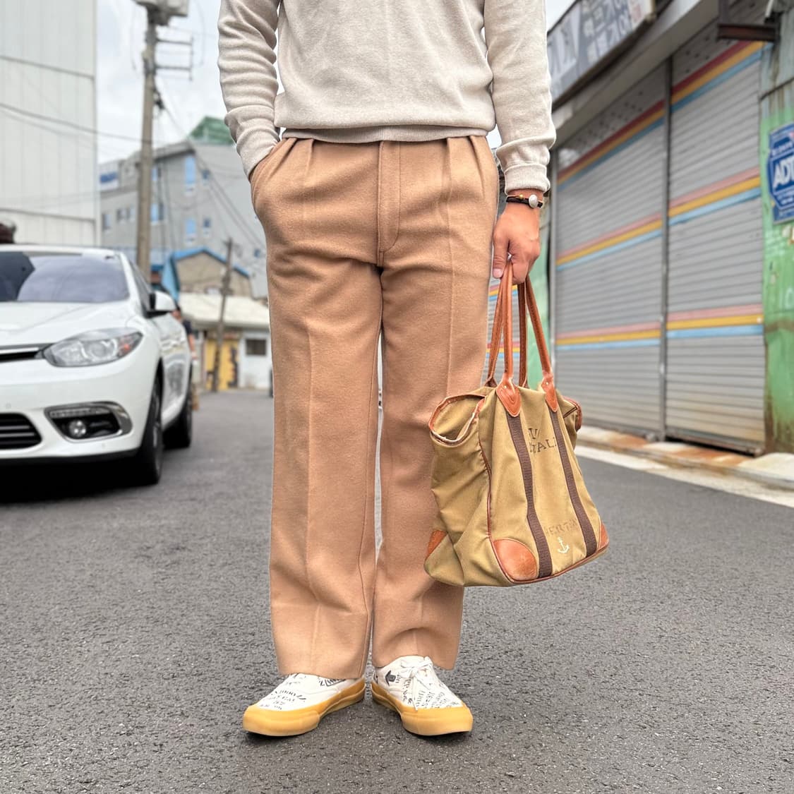 블루 웨이 울 블랜드 구르카 팬츠 32 상품이미지8