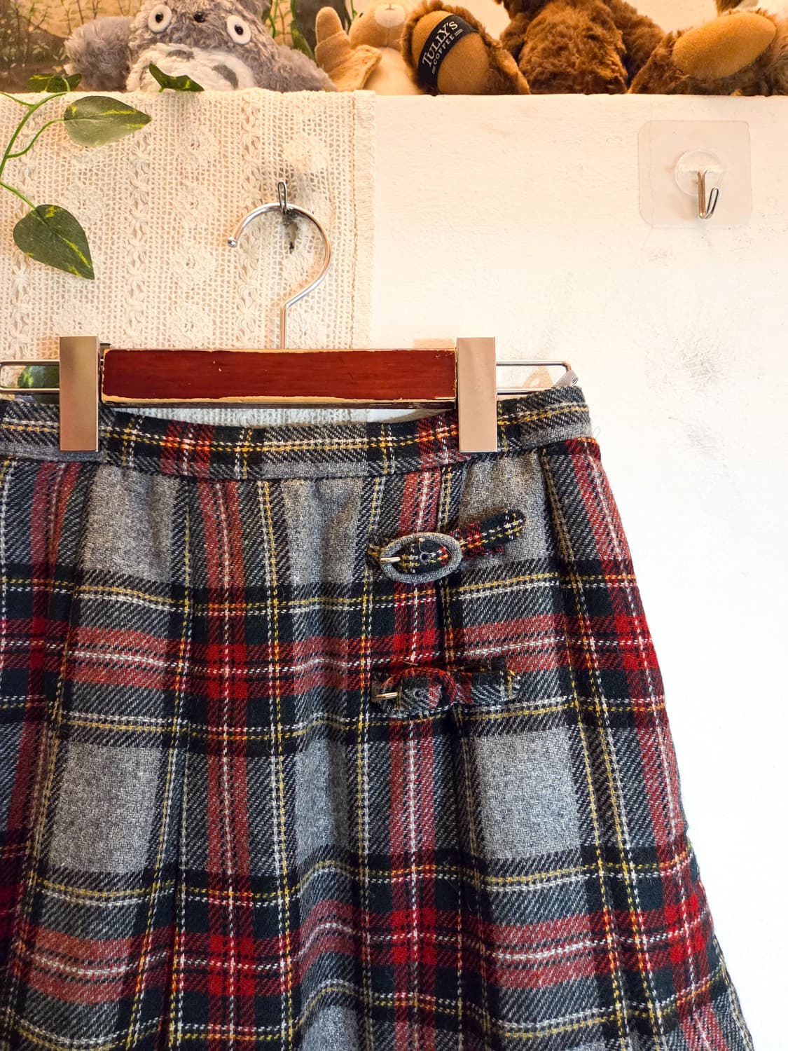 Betty's blue 체크 울 스커트 상품이미지2