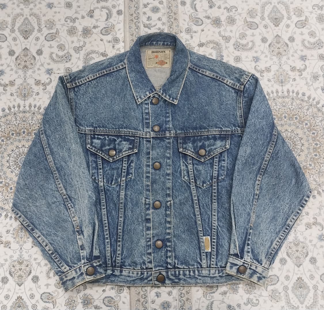 8-90's BOBSON 워싱 데님 자켓 (95) 상품이미지1