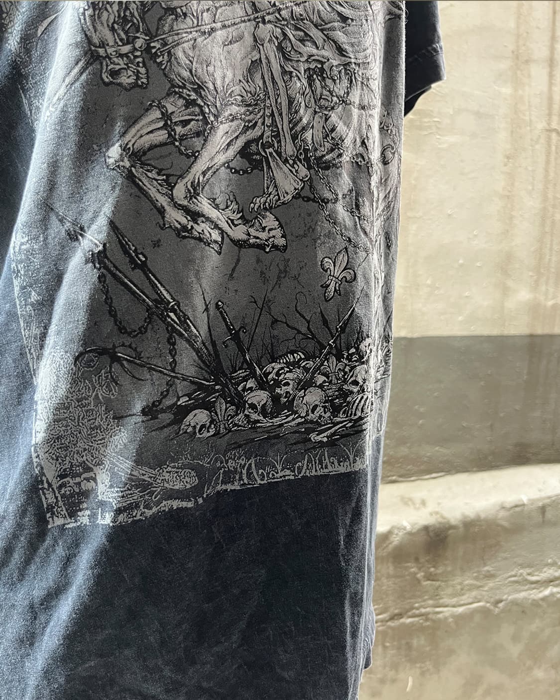 Buckaroo skull printing T-shirts 상품이미지4