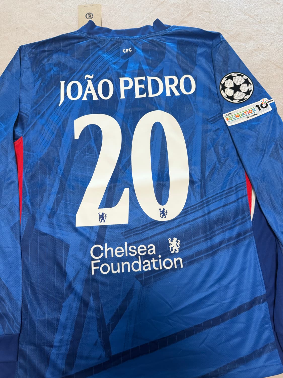 25-26 첼시 주앙 페드로 긴팔 유니폼 상품이미지3