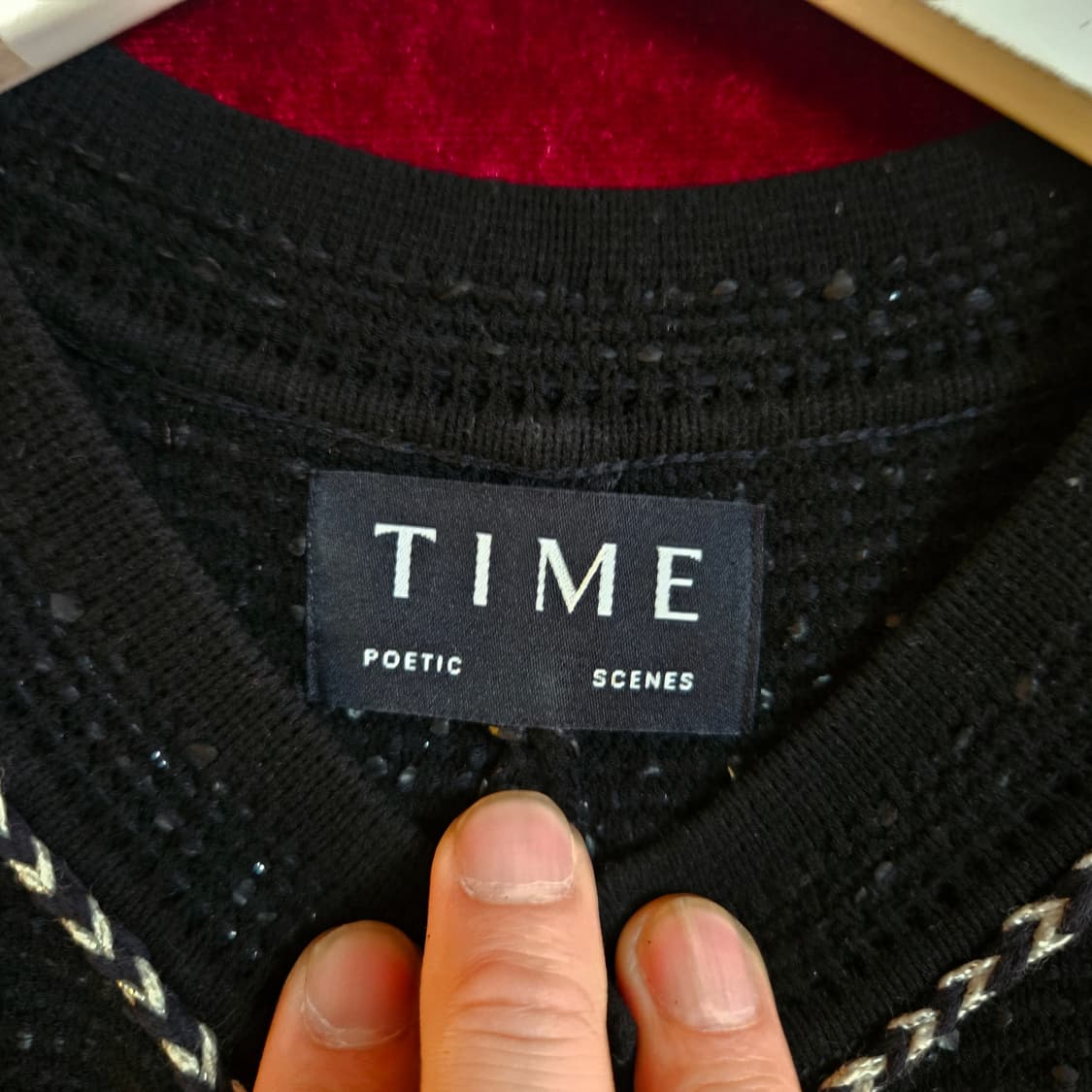 한섬 타임(Time) 21ss 반팔 트위드 원피스 Free size 상품이미지5