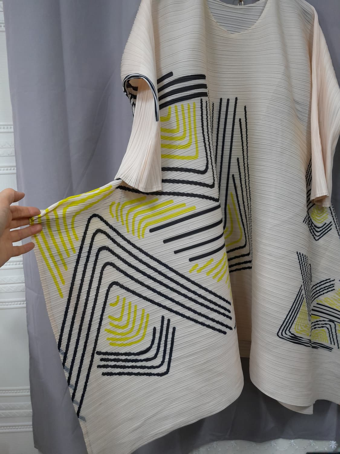 독특한 주름 플리츠  상의 상품이미지4