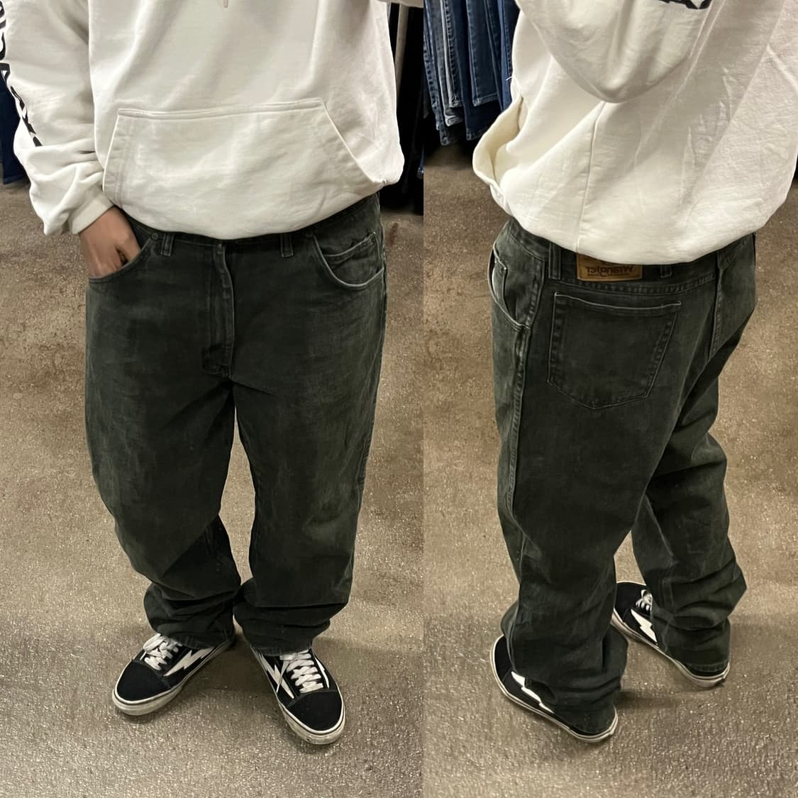 90s 랭글러 그린 컬러진 (36“) 상품이미지7