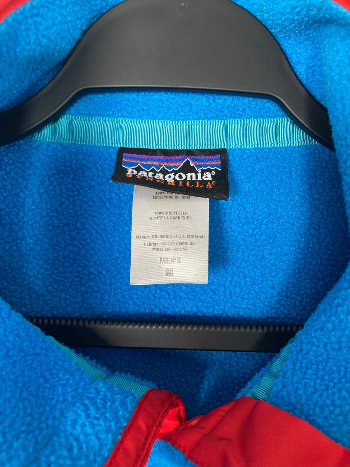 파타고니아 신칠라 스카이블루/레드 (M) 새상품급  상품이미지3