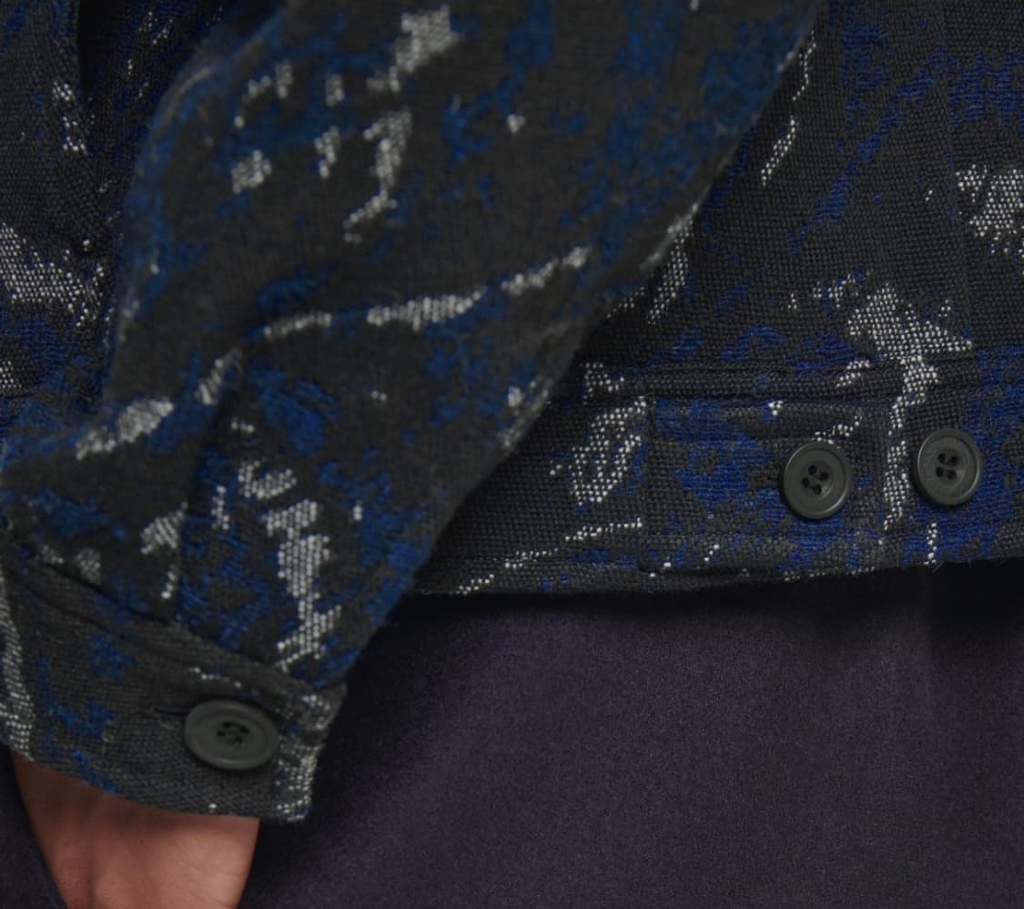 [S] 새 상품_COS 코스 릴랙스드 울 블렌드 자카드 오버셔츠 상품이미지6