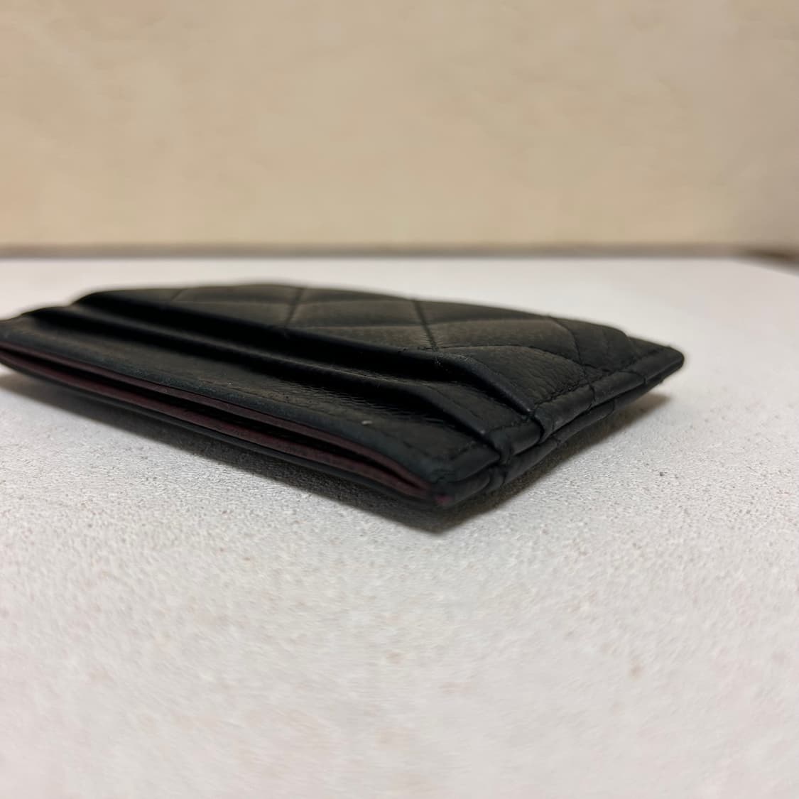 샤넬 캐비어 카드지갑 은장 블랙(풀박스/영수증포함) 상품이미지10