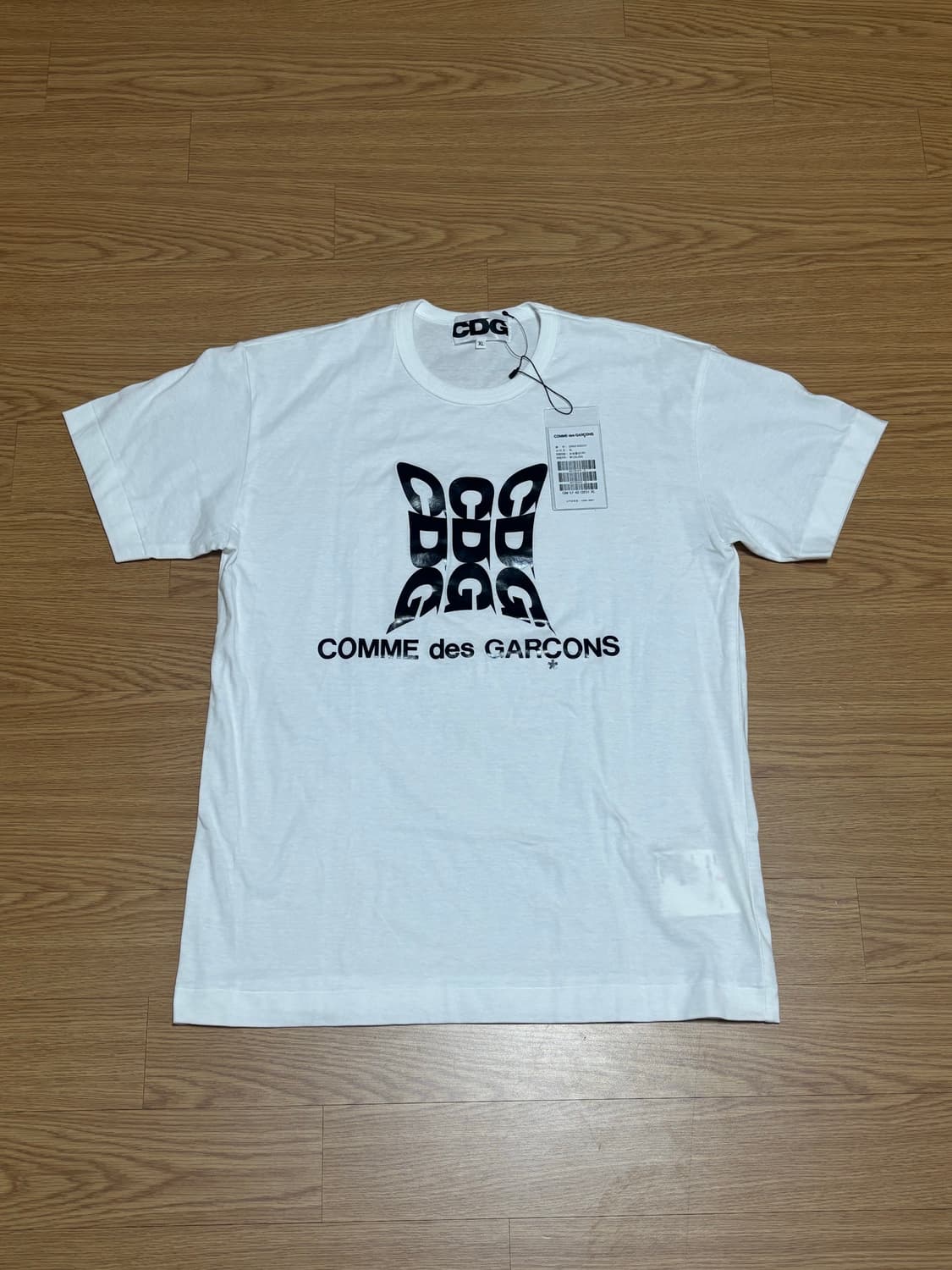 [새상품/XL] 꼼데가르송 CDG 반팔 티셔츠 상품이미지2