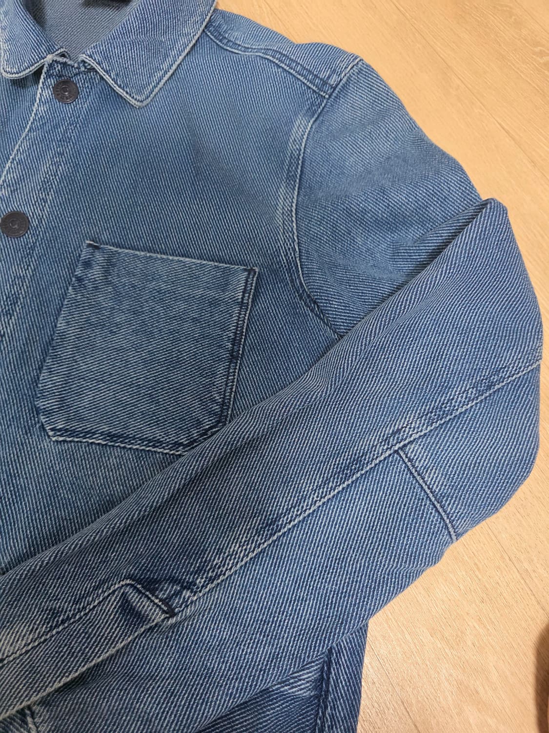 H&M 에이치앤엠 데님 초어 자켓 M 상품이미지4