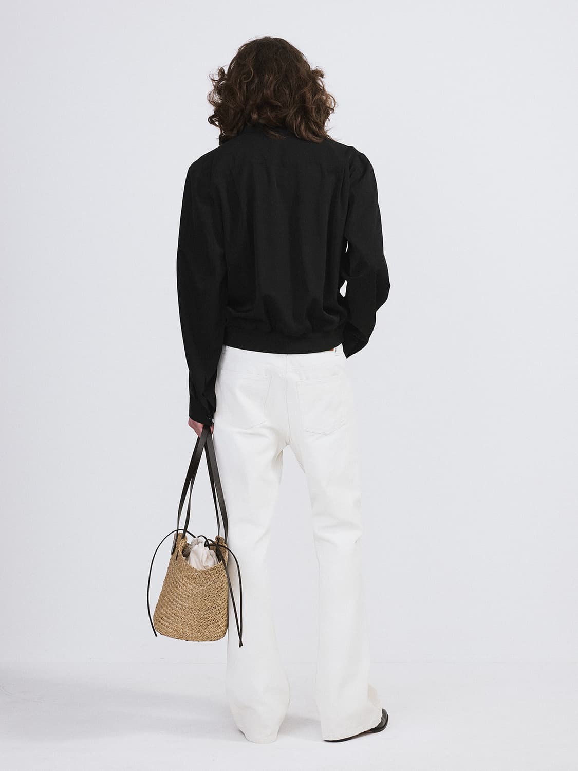 렉토 26SS 투포켓 헌팅탑 셔츠 블랙 상품이미지4