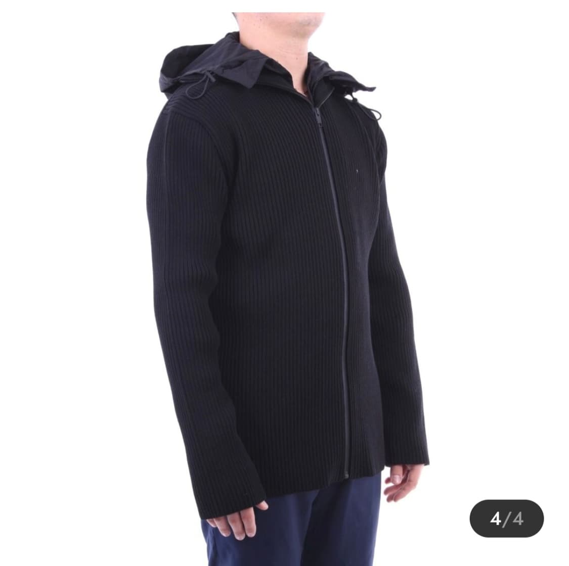 (정품)  보테가베네타 하이넥  니트 집업 M  21년 상품이미지2