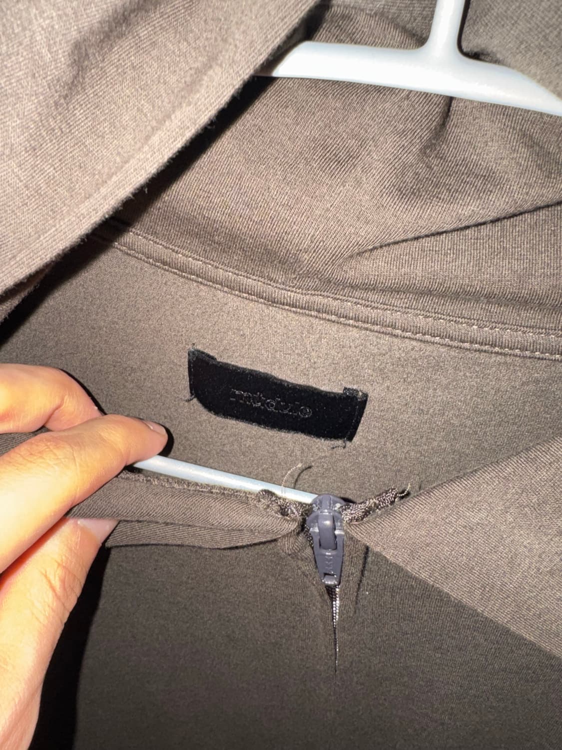 머듈 라운지 후디 size 2 올리브 색상 상품이미지4