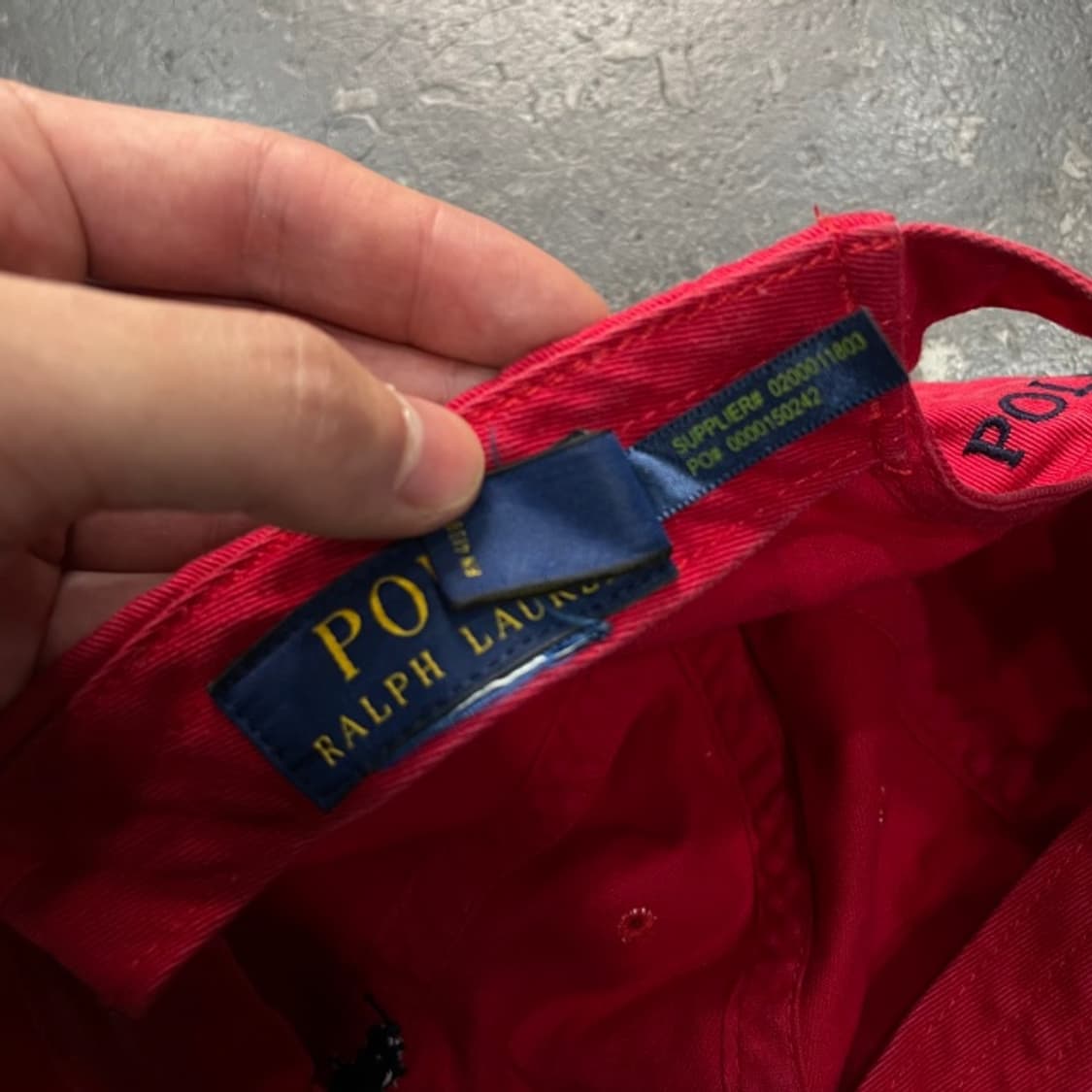 폴로 볼캡 상품이미지3