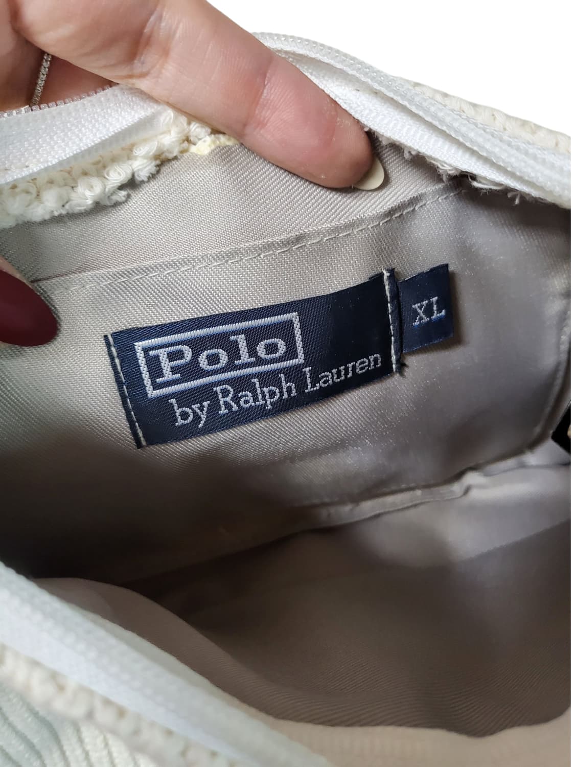 폴로랄프로렌 리사이클 니트호보백 상품이미지5