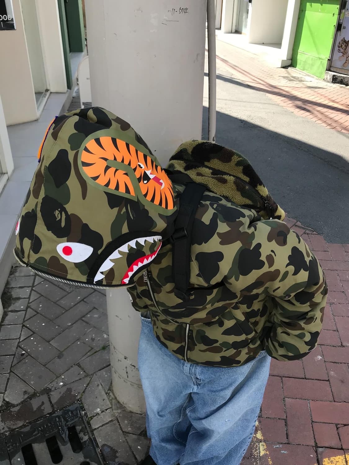 Bape shark Camouflage Padded jk 상품이미지7