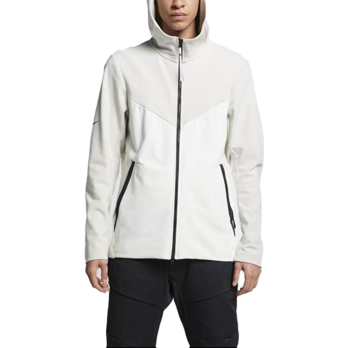 나이키 테크팩 니트 풀집 후디 윈드러너 후드집업 화이트 상품이미지10