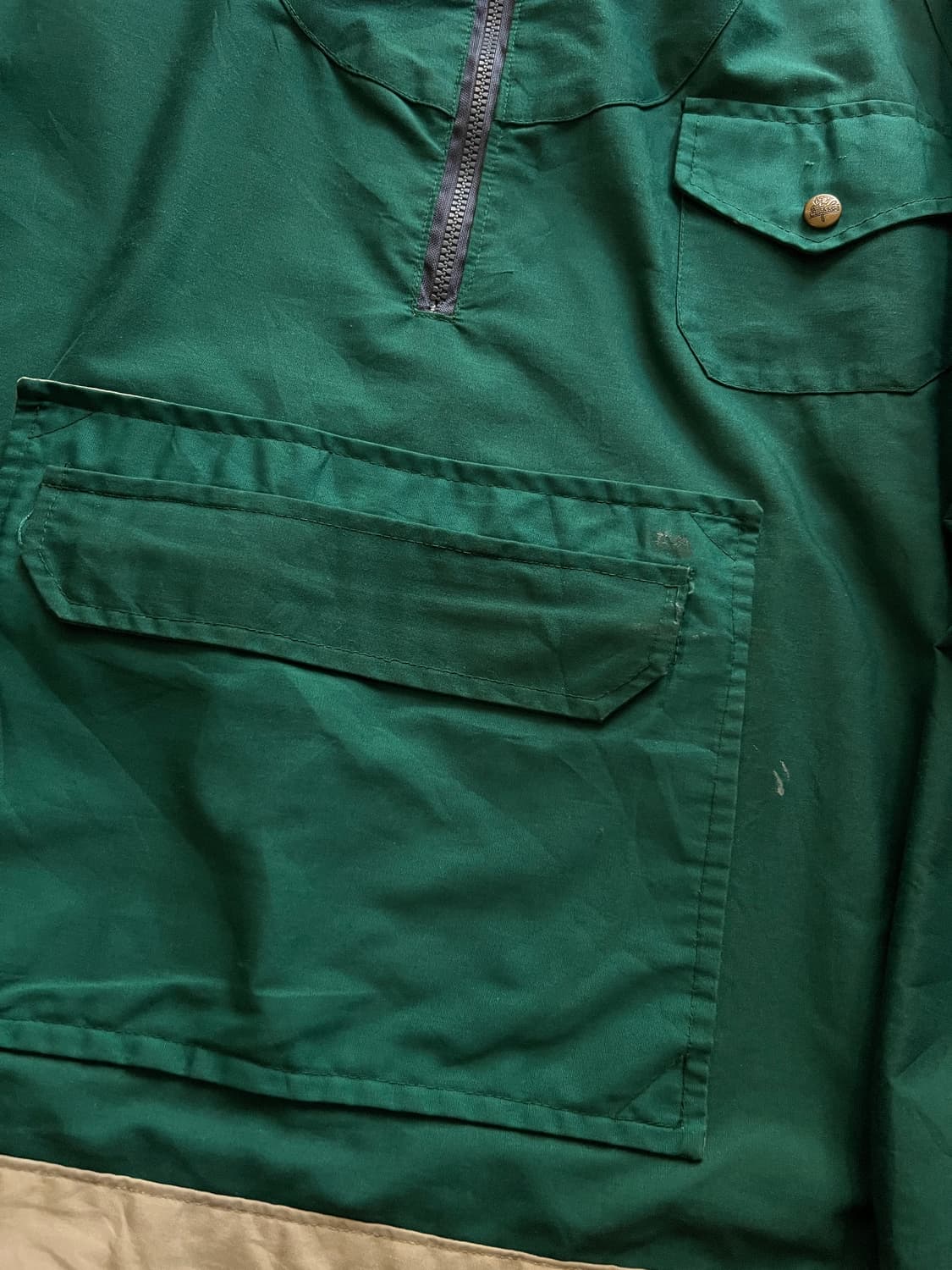 [M]90's Made in USA 리버시블 후드 아노락 자켓 상품이미지5